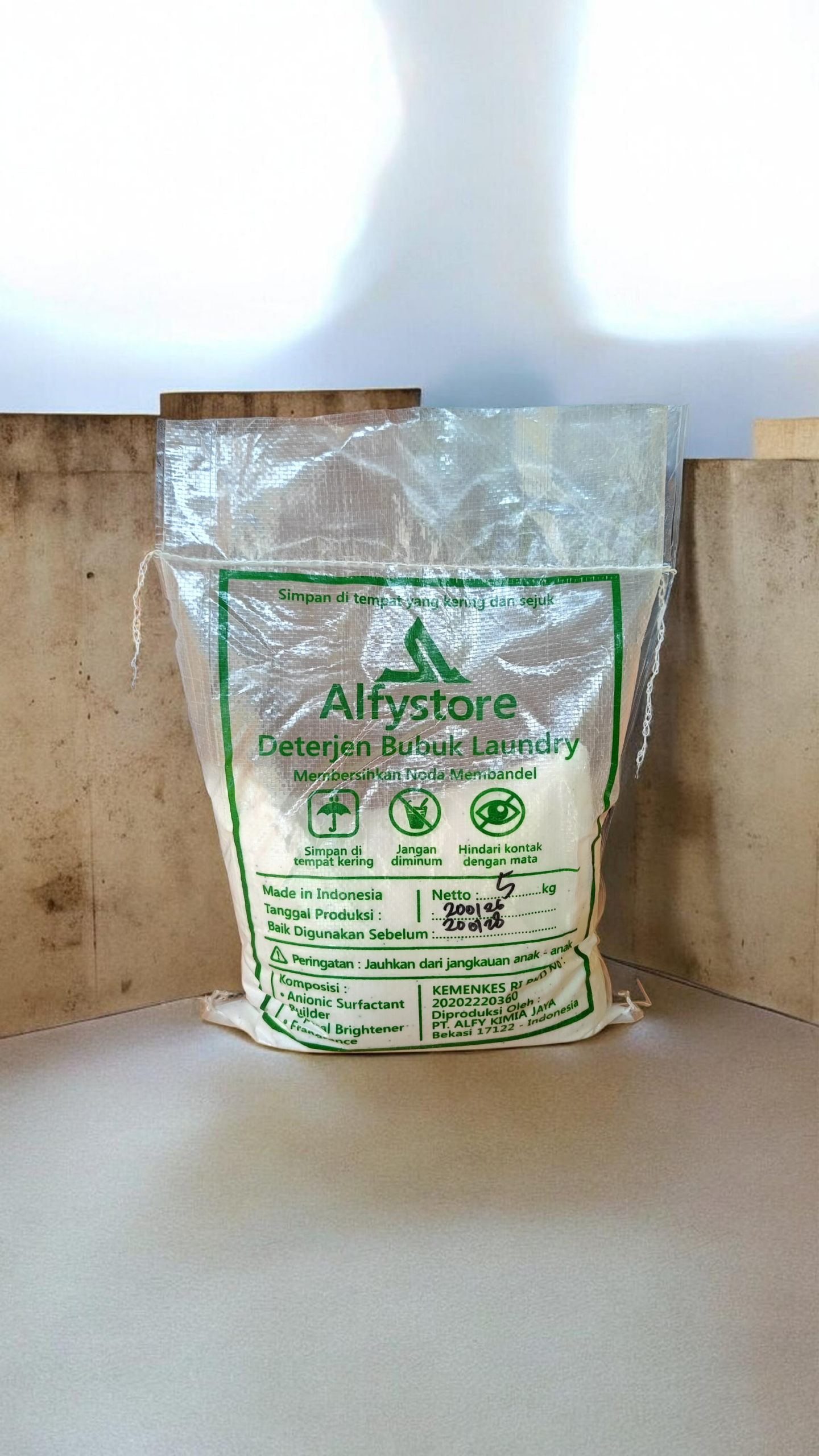 Deterjen bubuk Alfystore ukuran 5kg - Gambar 2