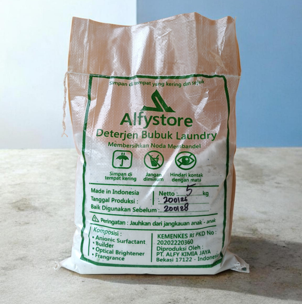 Deterjen bubuk Alfystore ukuran 5kg